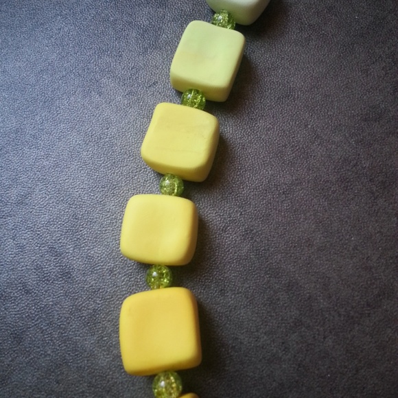 Handmade Polymer Clay Lemon Creams Necklace - Picture 2 of 3